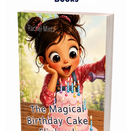 Birthday flipbook animation greeting card