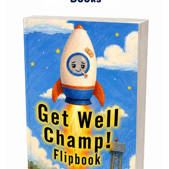Get Well Champ! Recovery Gift Flipbook