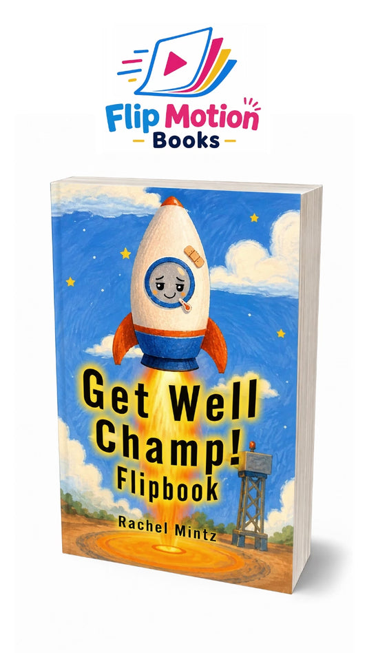 Get Well Champ! Recovery Gift Flipbook