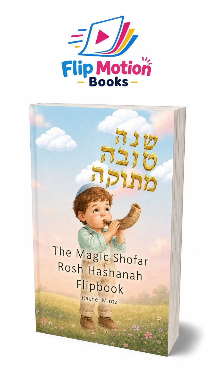 The Magic Shofar - Rosh Hashanah Flipbook Animated Shanah Tovah