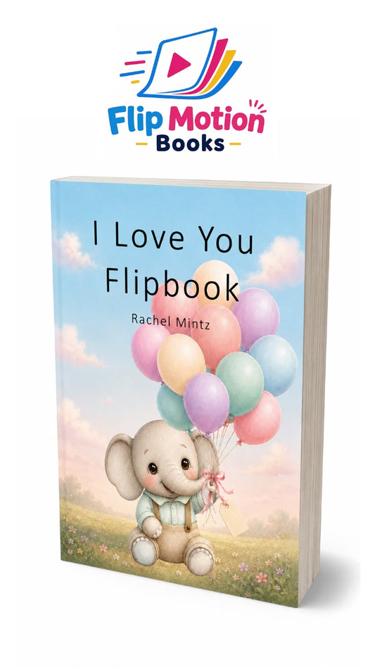 I Love You – Flipbook Animation Gift Book Stop Motion 