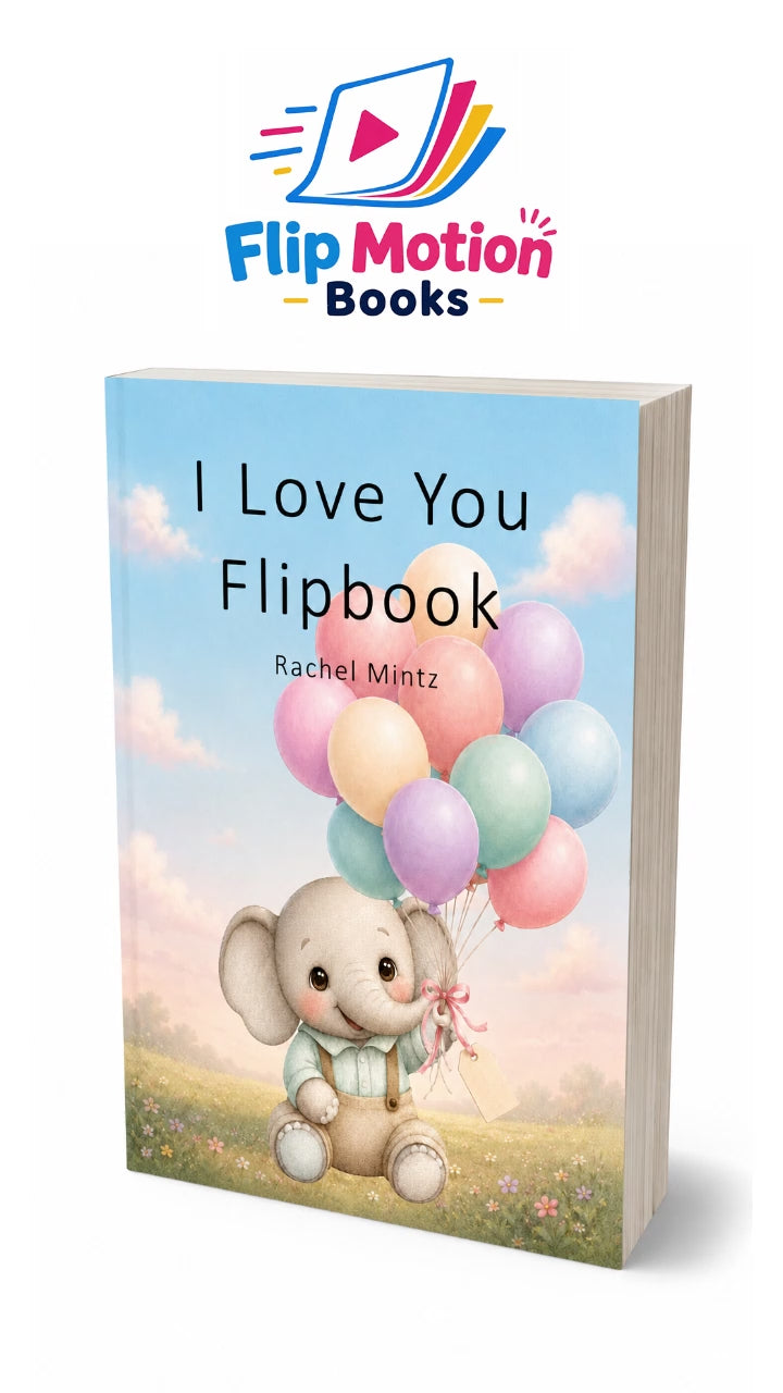 I Love You – Flipbook Animation Gift Book Stop Motion 
